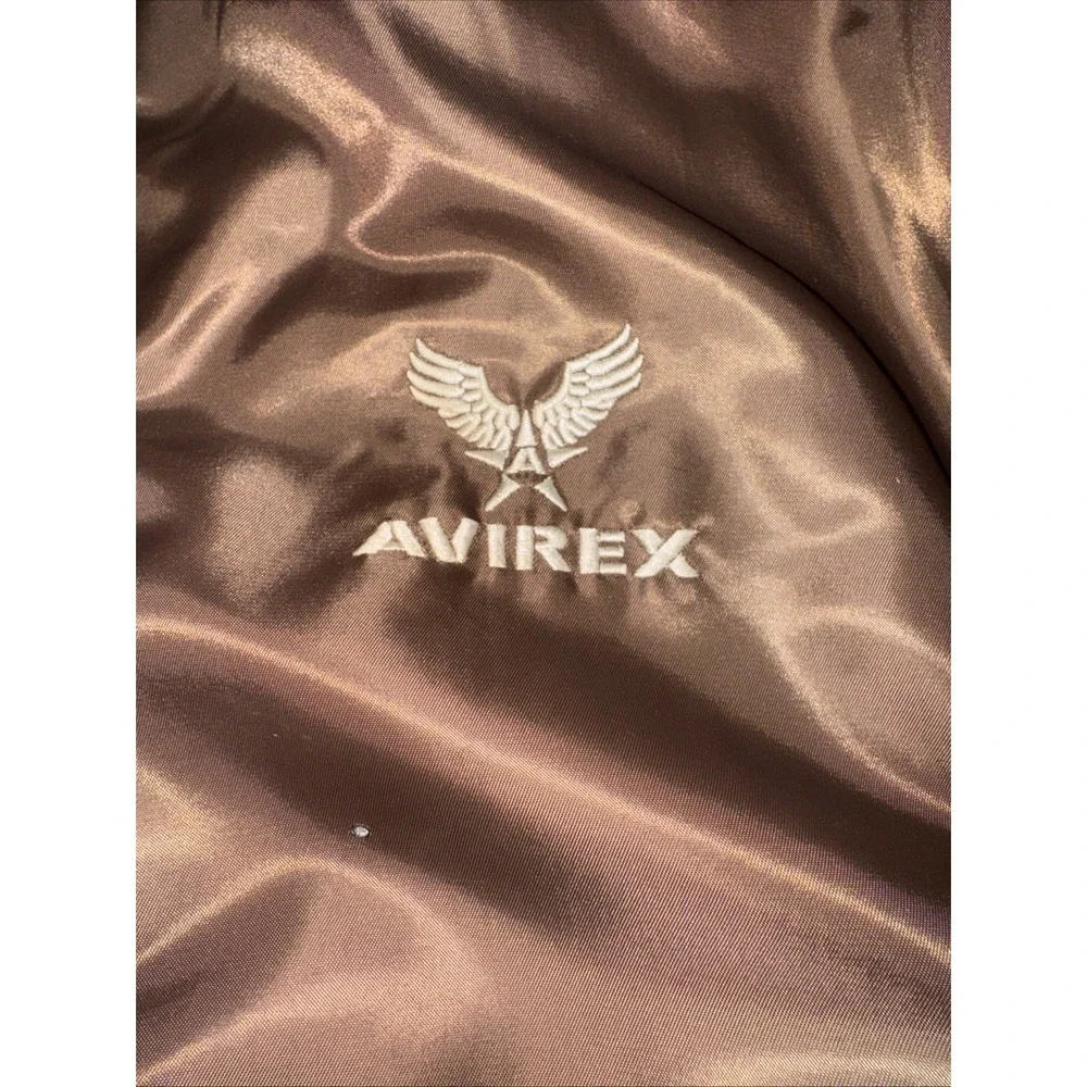 AVIREX Mens Reversible Camo Brown Camouflage‎ Army Outdoor Jacket Eagle XXXL 3XL